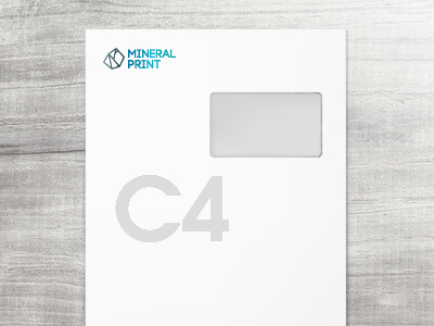 Enveloppes C4 perso. : 22,9 x 32,4 cm - MineralPrint.fr